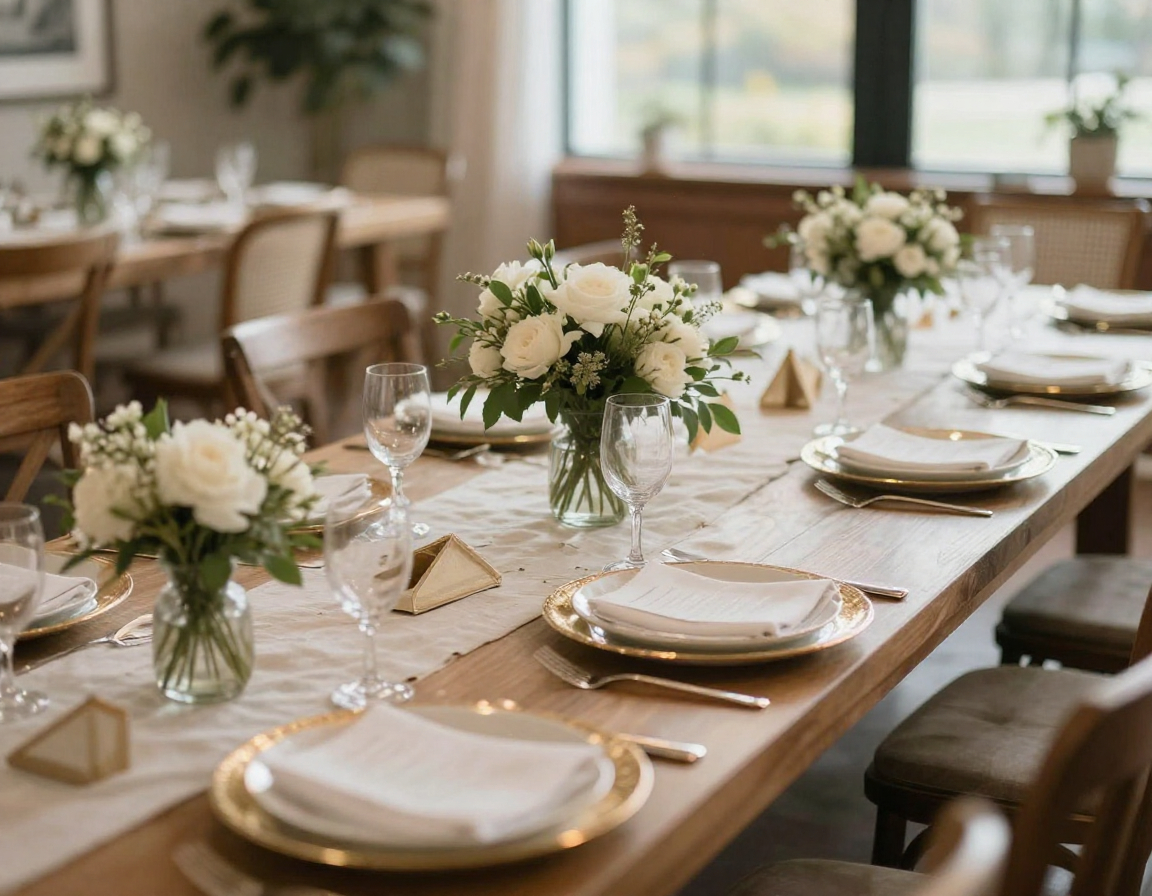 Elegant celebration setup with premium furniture and decor